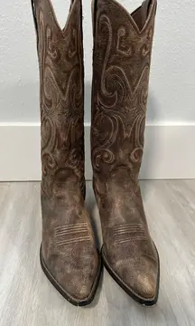 Women's Dusty Chocolate Western Boot size 8.5