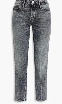 Straight Leg Cropped Jeans