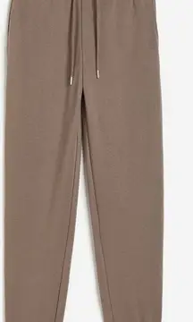 Brown cotton joggers H&M