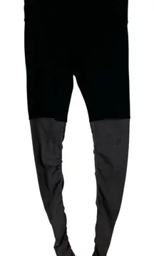 Alo yoga goddess leggings black gray womens‎ S ribbed athletic dance