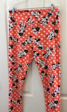 FINAL MARKDOWN Lularoe Minnie Mouse leggings tall and curvy