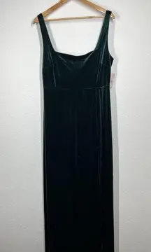 Birdy Grey Alex Velvet Maxi Dress XXL Emerald Green
