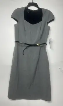 jones new york Woman’s Gray dress With Zipper Size 12 NWT