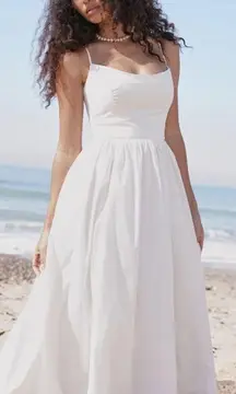 HOUSE OF CB 'Lolita' Ivory Corset Sundress size L