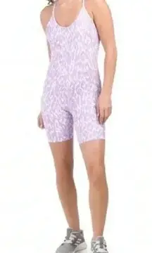 NWT Sage Collective One Piece Activewear Romper Lilac Purple Size XS Stretch
