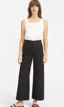 - The Lightweight Wide-Leg Crop Chino Light Black