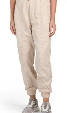 NWT WILO The Label Parachute Jogger Pants Clay Beige Medium Athleisure Gorpcore
