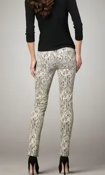 Current Elliott The Ankle Skinny canvas boa sz 28