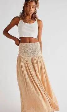 Free People  Jen's Pirate Booty Sacred Earth Convertible Maxi Skirt Size XS B-10