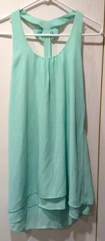 Lucy Love 💕💕 Teal Bow Back Dress