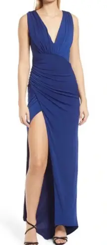 Katie May Sugar Stick Sleeveless Gown In Royal Midnight Blue Size XS NWT