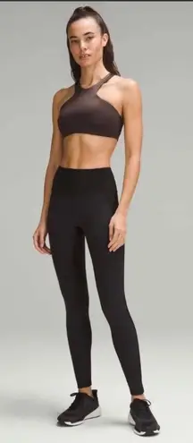 Lululemon  Shine Racerback Train Bra *Medium Support A/B Espresso Brown size 6 - Image 1