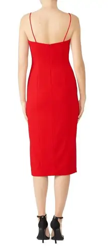 Jay Godfrey Red Daisy Sheath dress