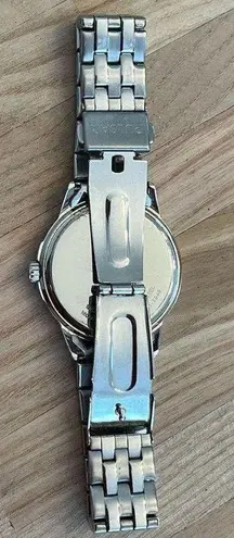 Pulsar Ladies Watch Crystals White Dial Stainless Bracelet