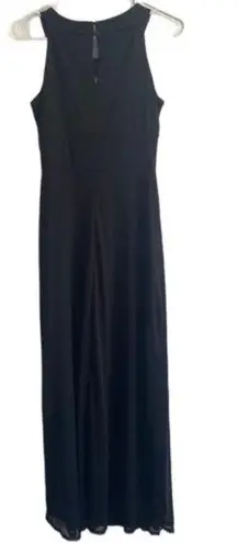 Sweet Storm  Long‎ Sleeveless Black Crystal & Beaded Accents Size Medium Dress