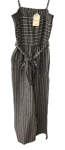 Hem & Thread Stripe Jumpsuit size small