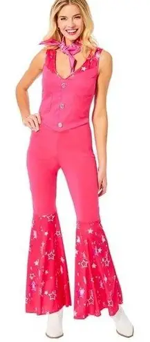 Barbie Movie Barbie Cowgirl Halloween Costume for Women sz M Pink Size M