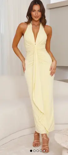 Selfie Leslie Yellow Maxi Dress