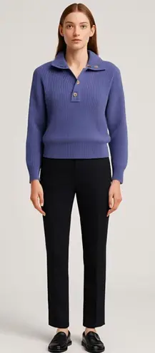 J.Crew  Ribbed Cotton Button Collar Pullover Sweater Size S - Image 1