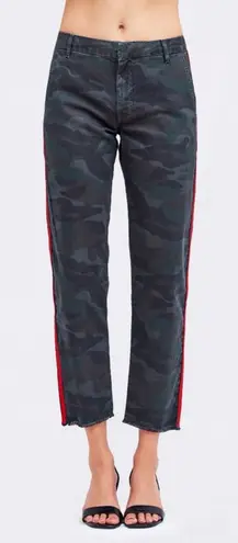 Sundry x Anthropologie Side Trim Camo Le Soleil Pants in Charcoal Size 27 - Image 1
