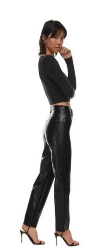 Wilfred  Aritzia Melina Vegan Faux Leather High Waisted Pants Women's Size 10