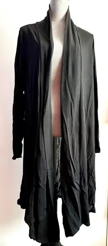 Black Duster/Cardigan, XL