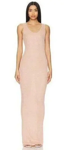 Le Superbe Airy Gown in Au Naturel Large New Womens Maxi Long Dress Tan