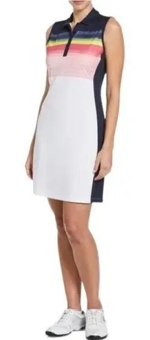 Callaway Women’s Abstract Gradient Print Color Block Golf Dress Size XL NEW