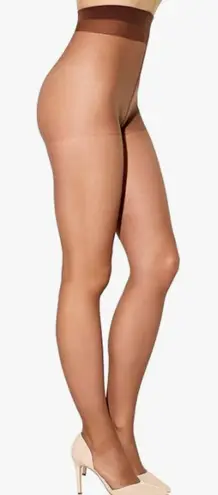 Three Silkies Sheer Toe To Waist Medium Mocha Pantyhose 080203 Brown - Image 1