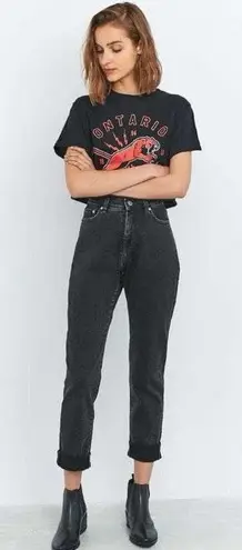 BDG Urban Outfitters Washed Black Mom Jeans