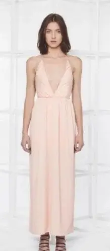 KEEPSAKE the Label Riptide Maxi Dress in Apricot Pink