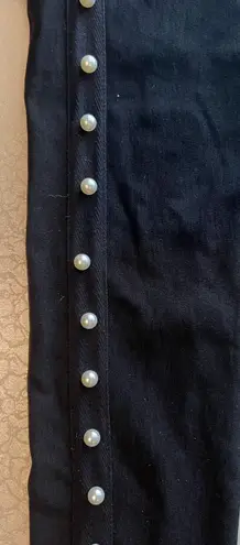 Hybrid & company | ladies pull on Pearl embellished leggings. Size: L.