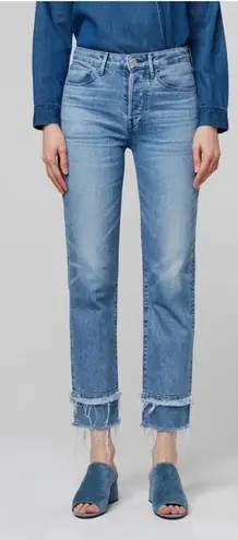 3x1 W3 Higher Ground Jeans Slim Crop Medium Denim Holden Wash Blue Size 27 - Image 1