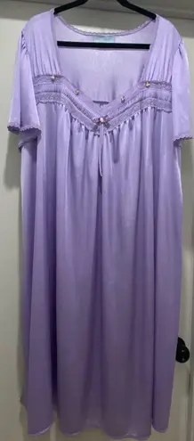 Only Necessities Purple Plus Size Midi Lace