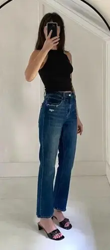 Pistola Lennon Distressed High Rise Crop Boot Jeans Leyton Size 29 Retail $128