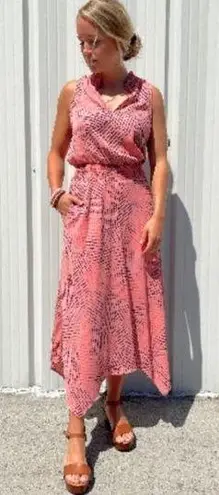 Allison Joy ππ Smocked Waist Halter Midi Dress M