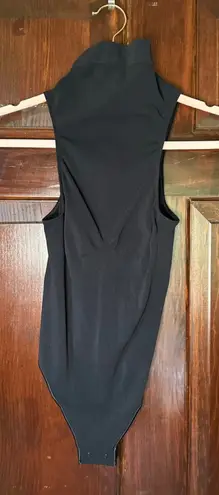 SKIMS XL Mock Neck Black Bodysuit
