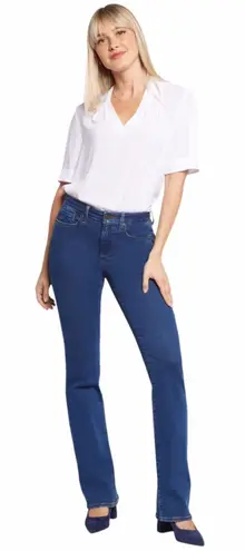 NYDJ Not Your Daughters Jeans Barbara Bootcut Womens Denim Blue 10P