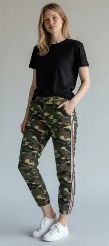 Sundry Camo Pants with Rainbow Stripe Accents Size 30 NWT Lightweight Summer