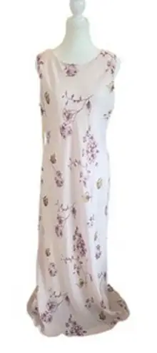 Ronni Nicole by Ouida | Vintage 90's Y2K Size 14 Fairy Flower Pink Long Dress