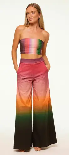 MISA Los Angeles Ombre Wide Leg Pants Size M