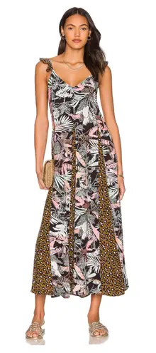 Maaji ‎ Hilary Maxi Dress Womens Medium Wonderwall Tropical Animal Print Jungle - Image 1