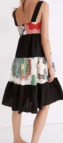 Madewell X Carleen Patchwork Surrounded Islands Floral Midi Dress Size XS