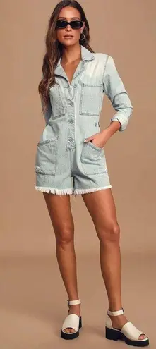 Pistola Freda Denim Romper