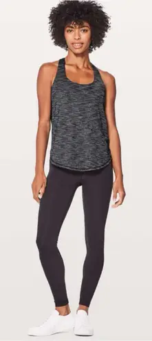 Lululemon  Free To Be Serene Tank Medium Support  C/D Cup Heathered Black 6 - Image 1