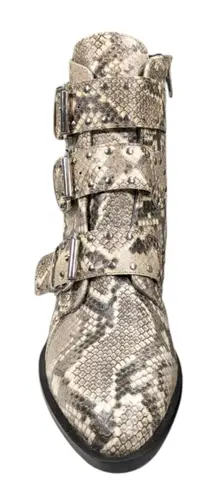 Steven By Steve Madden Steven New York Harmon Snakeskin Design Booties EUC $150 Size 8.5 S3151 - Image 1