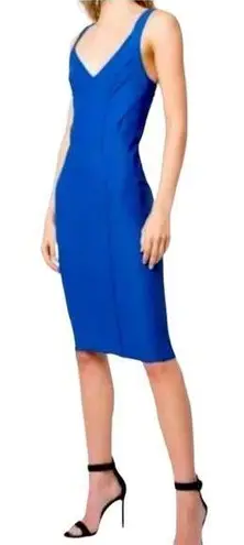 Zac Posen Haley Dress 12 Lapis Blue Sleeveless V-Neck New