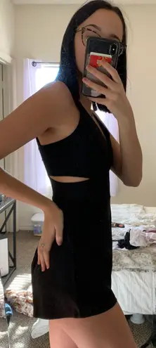 LF black Cutout Bodysuit