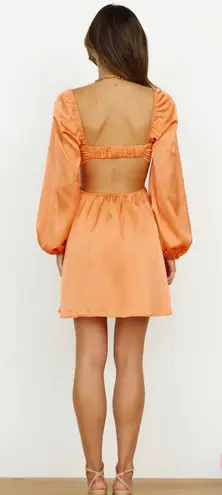 Hello Molly Orange Dress