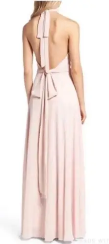 Lulus Lulu’s Blush Maxi Halter Dress